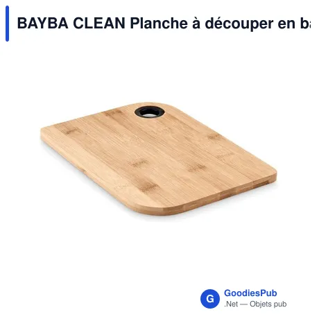 BAYBA CLEAN Planche à découper en bambou