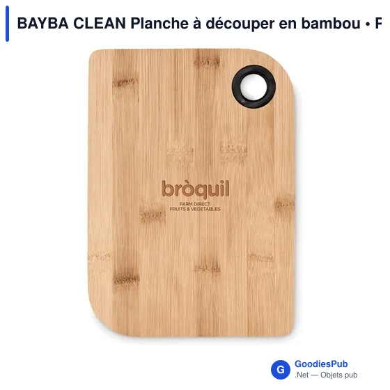 BAYBA CLEAN Planche à découper en bambou - Image 3