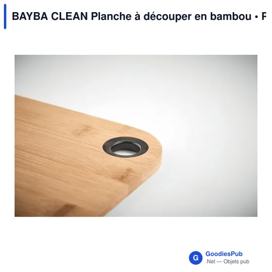 BAYBA CLEAN Planche à découper en bambou - Image 4
