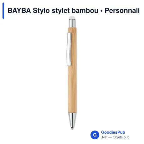 BAYBA Stylo stylet bambou