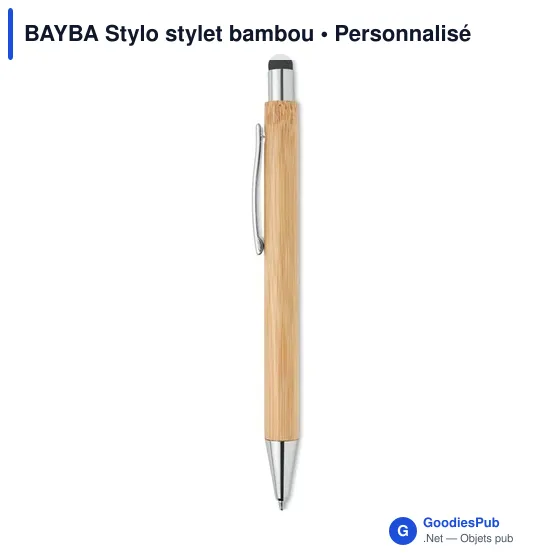 BAYBA Stylo stylet bambou - Image 2