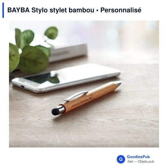 BAYBA Stylo stylet bambou - Image 4
