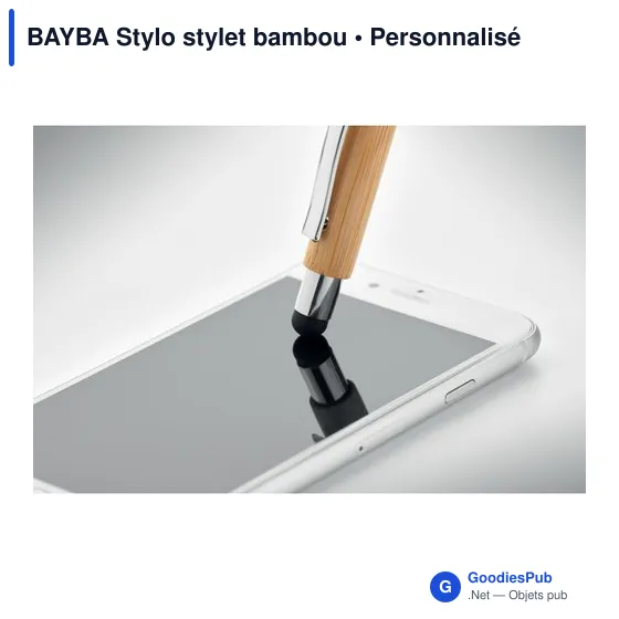 BAYBA Stylo stylet bambou - Image 5