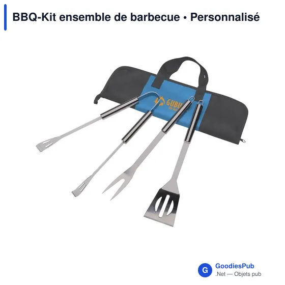 Ensemble de barbecue personnalisable avec logo - BBQ-Kit - Image 1