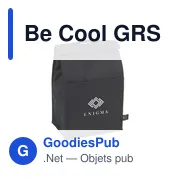 Sac repas isotherme personnalisable Be Cool GRS RPET avec logo - Miniature 1