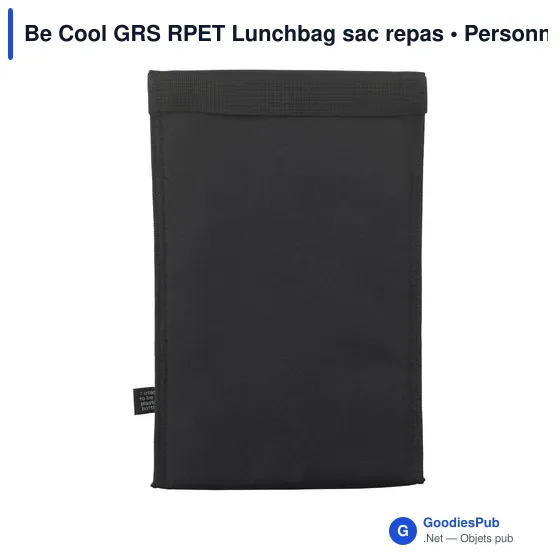 Sac repas isotherme personnalisable Be Cool GRS RPET avec logo - Image 2
