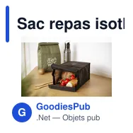 Sac repas isotherme personnalisable Be Cool GRS RPET avec logo - Miniature 12