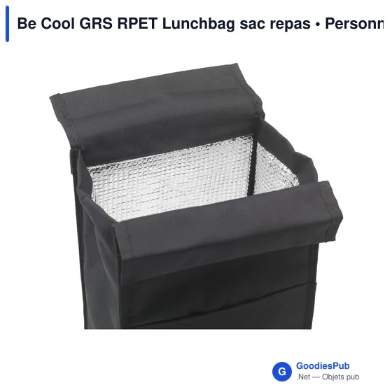 Sac repas isotherme personnalisable Be Cool GRS RPET avec logo - Image 3
