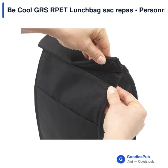 Sac repas isotherme personnalisable Be Cool GRS RPET avec logo - Image 4