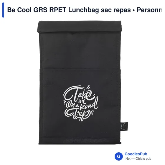 Sac repas isotherme personnalisable Be Cool GRS RPET avec logo - Image 7
