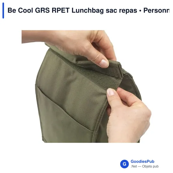 Sac repas isotherme personnalisable Be Cool GRS RPET avec logo - Image 10