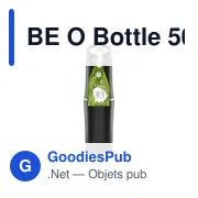 Bouteille d'eau personnalisable BE O Bottle 500 ml avec logo - Miniature 2