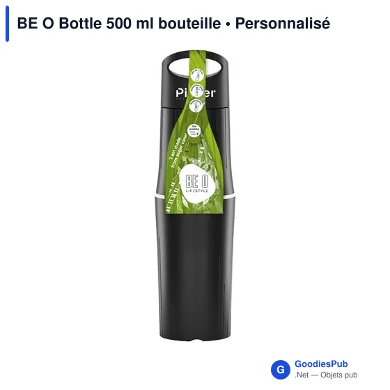 Bouteille d'eau personnalisable BE O Bottle 500 ml avec logo - Image 2