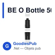 Bouteille d'eau personnalisable BE O Bottle 500 ml avec logo - Miniature 3