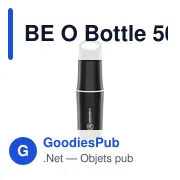 Bouteille d'eau personnalisable BE O Bottle 500 ml avec logo - Miniature 4