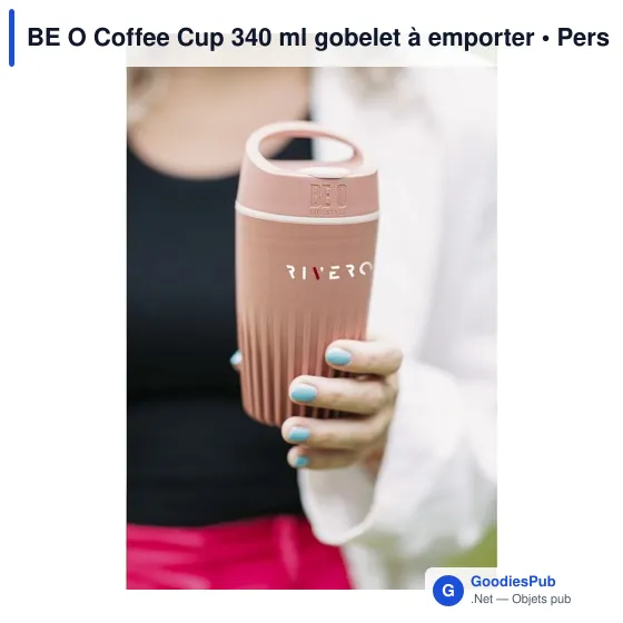 Gobelet à emporter personnalisable BE O Coffee Cup 340 ml avec logo - Image 2