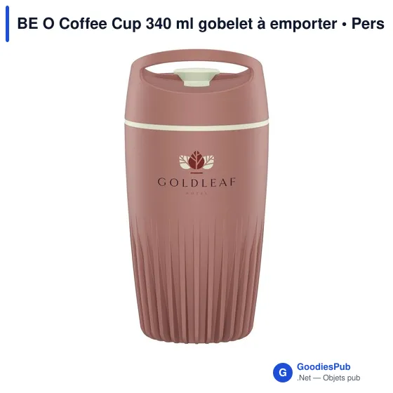 Gobelet à emporter personnalisable BE O Coffee Cup 340 ml avec logo - Image 3