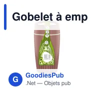 Gobelet à emporter personnalisable BE O Coffee Cup 340 ml avec logo - Miniature 5