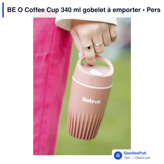 Gobelet à emporter personnalisable BE O Coffee Cup 340 ml avec logo - Image 6