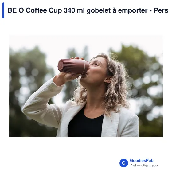 Gobelet à emporter personnalisable BE O Coffee Cup 340 ml avec logo - Image 7