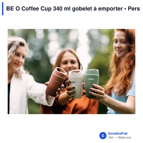 Gobelet à emporter personnalisable BE O Coffee Cup 340 ml avec logo - Image 9