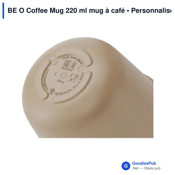 Mug à café personnalisable BE O Coffee Mug 220 ml avec logo - Image 1