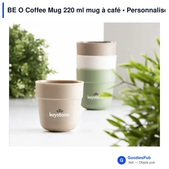 Mug à café personnalisable BE O Coffee Mug 220 ml avec logo - Image 12