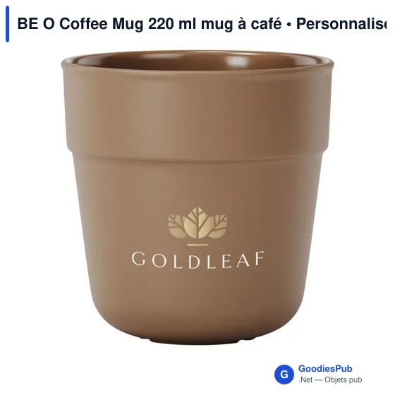 Mug à café personnalisable BE O Coffee Mug 220 ml avec logo - Image 7
