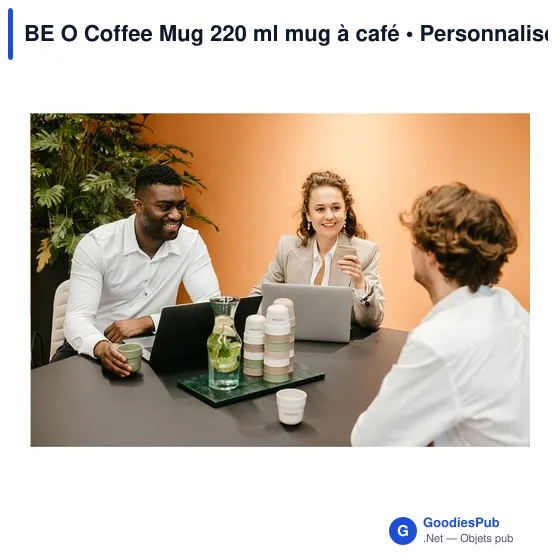 Mug à café personnalisable BE O Coffee Mug 220 ml avec logo - Image 9