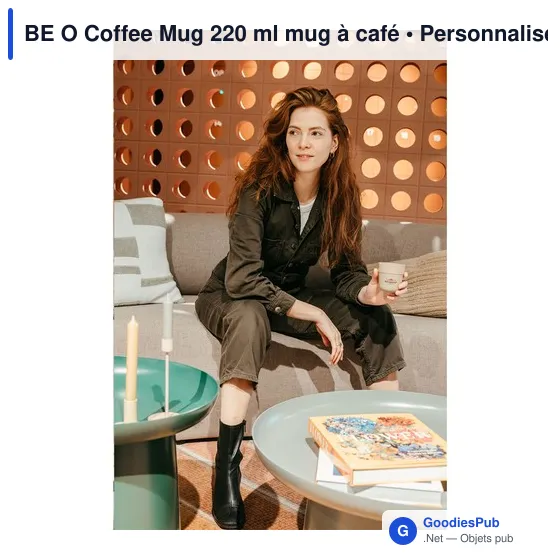 Mug à café personnalisable BE O Coffee Mug 220 ml avec logo - Image 10