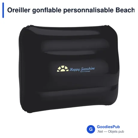 Oreiller gonflable personnalisable Beach Pillow avec logo