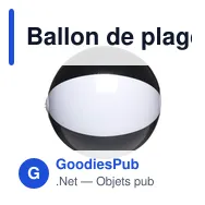 Ballon de plage personnalisable avec logo - BeachBall Ø 27 cm - Miniature 11