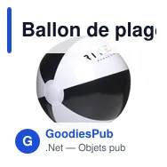 Ballon de plage personnalisable avec logo - BeachBall Ø 27 cm - Miniature 12