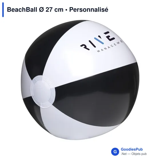 Ballon de plage personnalisable avec logo - BeachBall Ø 27 cm - Image 12