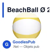 Ballon de plage personnalisable avec logo - BeachBall Ø 27 cm - Miniature 7