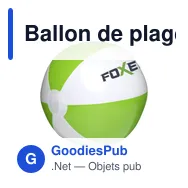 Ballon de plage personnalisable avec logo - BeachBall Ø 27 cm - Miniature 10