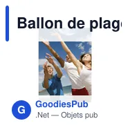 Ballon de plage personnalisable BeachBall Ø 30 cm avec logo - Miniature 11