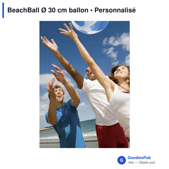 Ballon de plage personnalisable BeachBall Ø 30 cm avec logo - Image 11