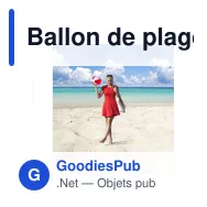 Ballon de plage personnalisable BeachBall Ø 30 cm avec logo - Miniature 6