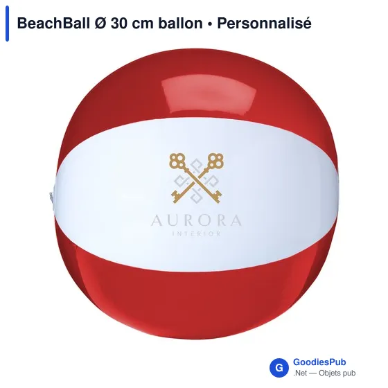 Ballon de plage personnalisable BeachBall Ø 30 cm avec logo - Image 7