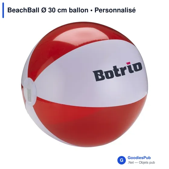 Ballon de plage personnalisable BeachBall Ø 30 cm avec logo - Image 8