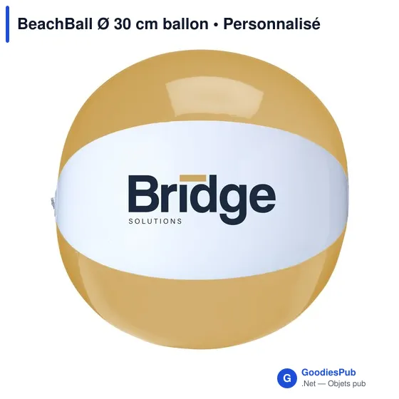 Ballon de plage personnalisable BeachBall Ø 30 cm avec logo - Image 9