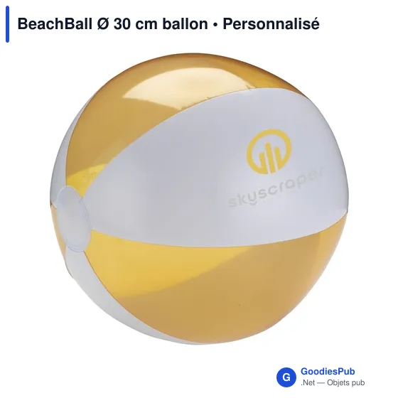 Ballon de plage personnalisable BeachBall Ø 30 cm avec logo - Image 10