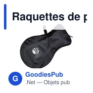 Raquettes de plage personnalisables BeachGames avec logo - Miniature 1