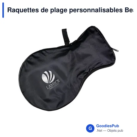 Raquettes de plage personnalisables BeachGames avec logo
