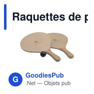 Raquettes de plage personnalisables BeachSmash avec logo - Miniature 2