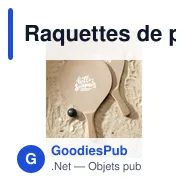 Raquettes de plage personnalisables BeachSmash avec logo - Miniature 6