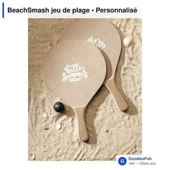 Raquettes de plage personnalisables BeachSmash avec logo - Image 6