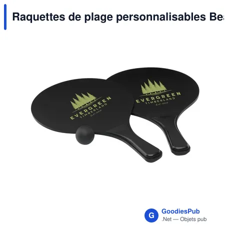 Raquettes de plage personnalisables BeachTennis avec logo