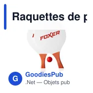 Raquettes de plage personnalisables BeachTennis avec logo - Miniature 12